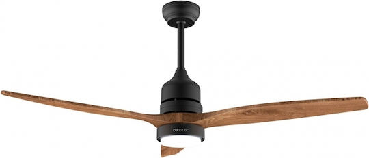 Cecotec EnergySilence Aero 5275 Ανεμιστήρας Οροφής 132cm με Φως Dark Wood
