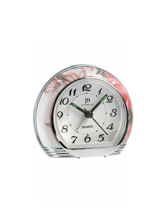 Justaminute Ceas de Masă cu Alarmă Alb JA7026