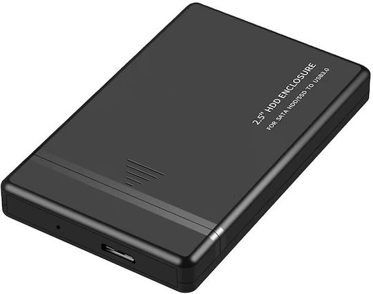 Hard Drive Case 2.5" SATA III with connection Type-C in Schwarz color
