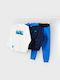 Mayoral Kids Sweatpants Set Blue 3pcs