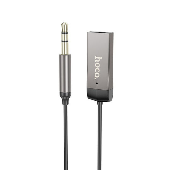 Hoco v5 Bluetooth Receiver με θύρα εξόδου USB και Μικρόφωνο