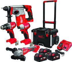 Milwaukee M18 Blpp4a503p Set 4 Scule Cu Acumulator