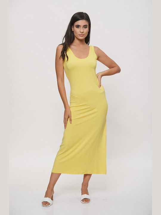 Dress Up Maxi Рокля Yellow