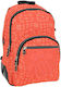 Totto Morral Crayola School Bag Backpack Junior High-High School Orange