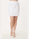 Dress Up Leather Skirt White