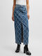 Hugo Boss Denim Maxi Skirt Medium Aged Denim