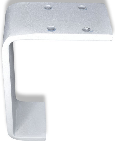 Deco Ceramica Metallic Furniture Leg Suitable for Table / Coffee Table / Bed 7cm White