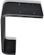 Deco Ceramica Metallic Furniture Leg 10cm Black Deco-PL-70-100-Black