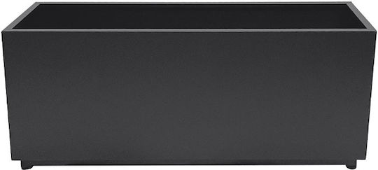 Marhome Planter Box Metallic Charcoal 100x30x45cm.
