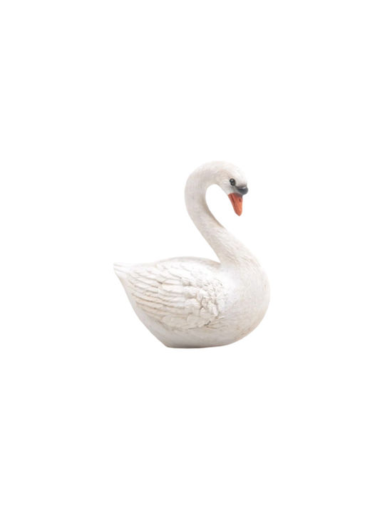 Decorative Swan Polyresin 8x8x4cm 1pcs