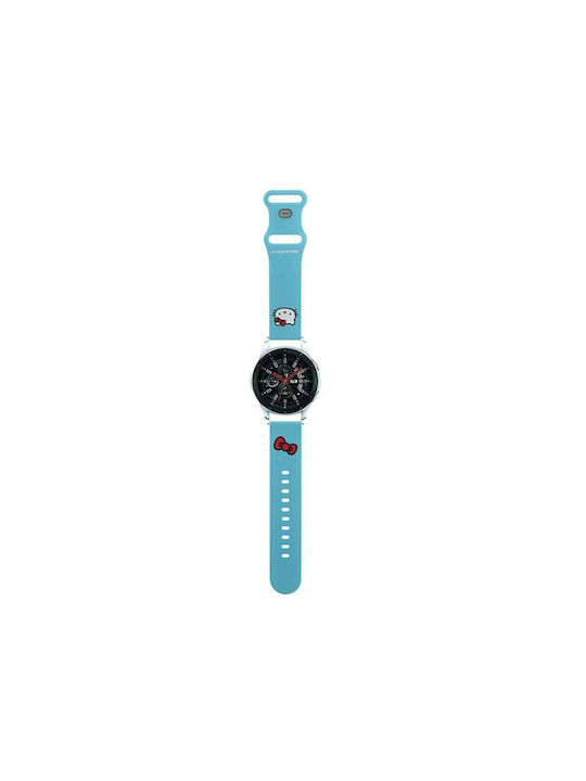 Hello Kitty Curea Silicon Albastru (Galaxy Watch (46mm) / Gear S3 - Galaxy Watch (46mm) / Gear S3)