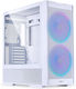 Lian Li Lancool 206 Gaming Midi Tower Computer Case with Window Panel and RGB Lighting White