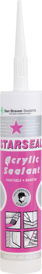 Bostik Den Braven Starseal Ακρυλική Σιλικόνη Λευκή 280ml