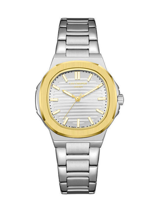 Lee Cooper Women's Watch with Silver Metal Brac...