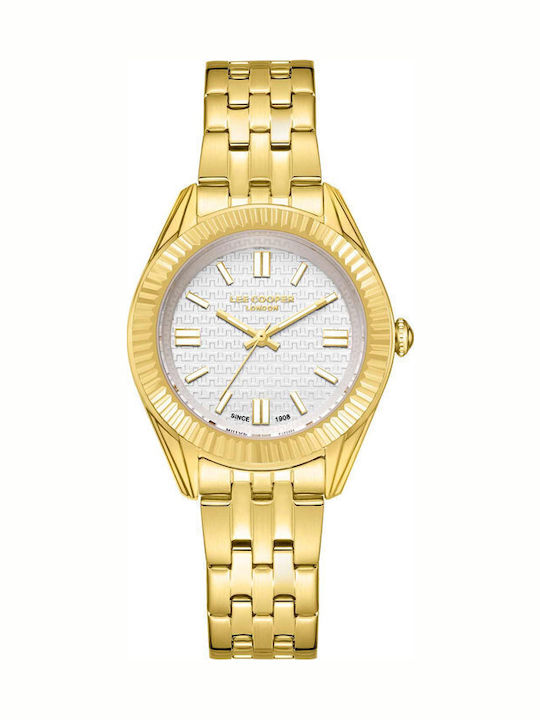Lee Cooper Women's Watch with Gold Metal Bracelet