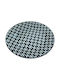 TnS Plate Shallow made of Porcelain Black with Diameter 27cm