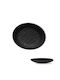 Viosarp Plate Shallow Oval made of Melamine Gray 28x28cm