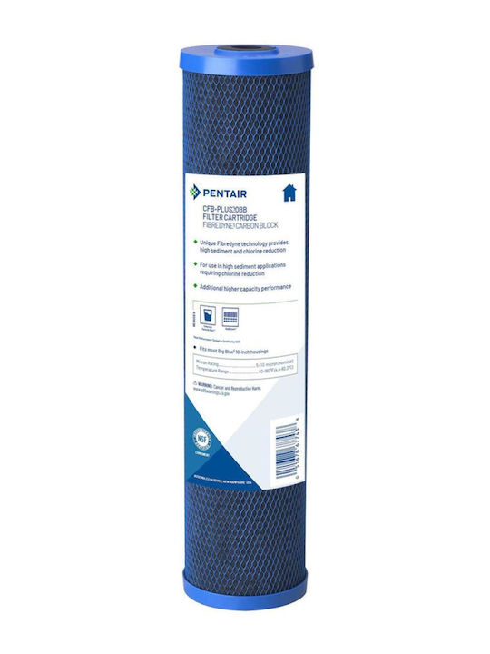 Pentair Water Filter Replacement Central Water Filtration System made of Activated Carbon 20" Big-Blue 5 μm