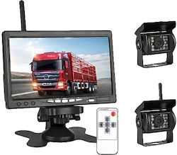 Auto Monitor Drahtloser HD-Display-Monitor 2 Objektive