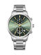 Lee Cooper Men's Watch 43.5mm Chronograph Battery with Silver Metal Bracelet