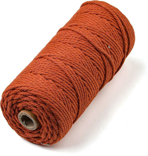 Κορδόνι Βαμβακερό Κόκκινο 3mm x 100m