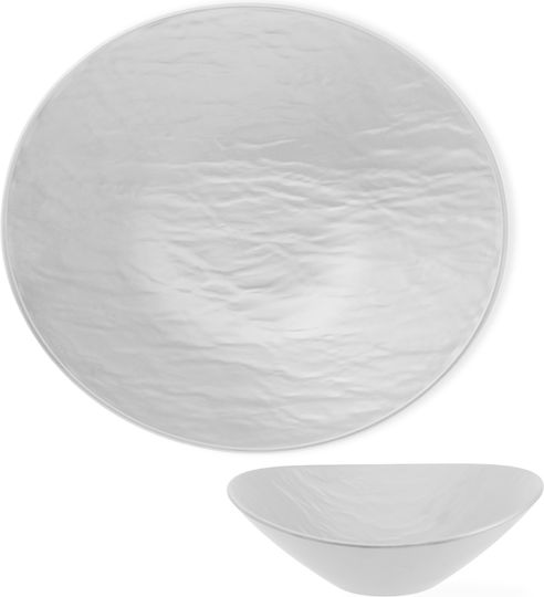 Viosarp Salatschüssel Melamin Weiß 24x21.8cm 1Stück