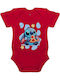 Koupakoupa Stitch Pizza Short-Sleeved Red