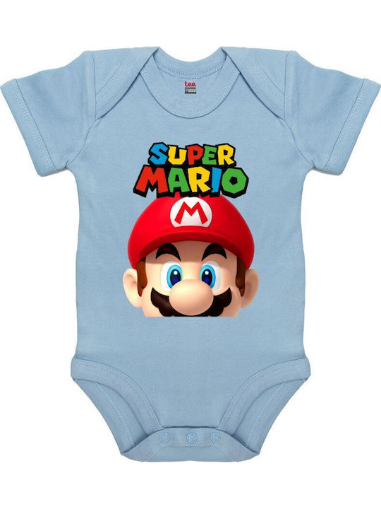 Koupakoupa Super Mario Short-Sleeved Blue