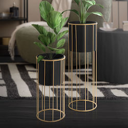 ML-Design 490011932 Plant Tower Metallic