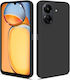Matt Задна корица Силикон 1.5мм Черен (TCL 501)