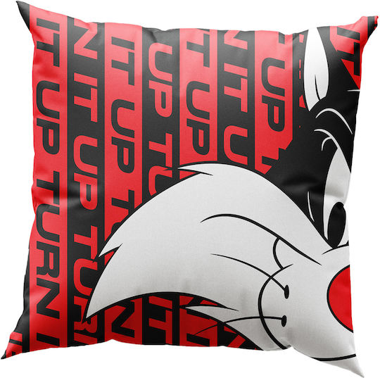 Beauty Home Kids Decorative Pillow Space Jam Sylvester Red 40x40cm