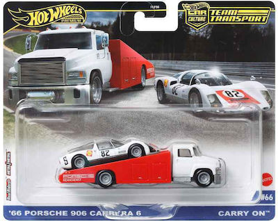 Hot Wheels Premium '66 Porsche 906 Carrera 6 & Carry On #66 Masinuta de Jucarie