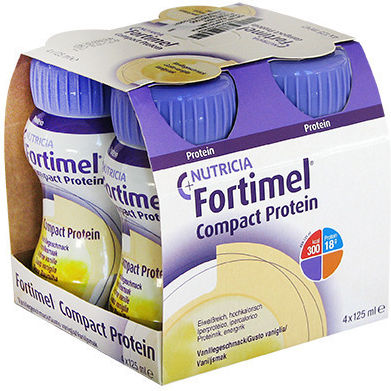 Nutricia Fortimel Compact Special Food Supplement 4 x 125ml Vanilla