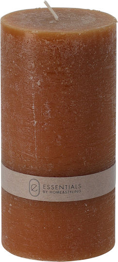Koopman Lumânare Decorativă Tabac 7x14cm