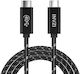 INVZI INVUSB4 USB 4 Video Cable USB-C Male - USB-C 240W PD Black 2m