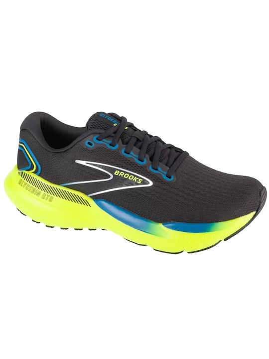 Brooks Glycerin Gts 21 Ανδρικά Αθλητικά Παπούτσια Running Μαύρα