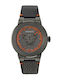Versace Medusa Infinite Ανδρικό Ρολόι 43mm Μπαταρίας με Μαύρο Δερμάτινο Λουράκι