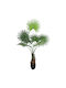 Plantă artificială de palmier Serenoa Globostar pentru grădină 20971, plantă decorativă de palmier Serenoa Φ60 X H140cm
