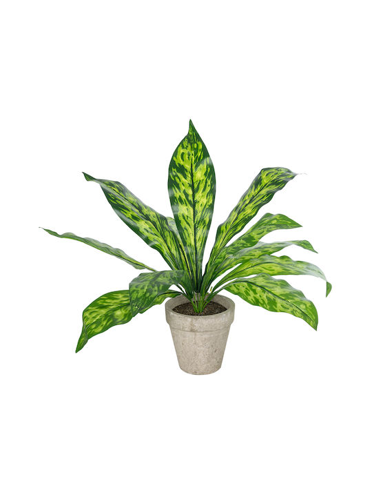 Globostar Artificial Garden Spathiphyllum Potted Plant Decorative Plant Spathiphyllum F40 X H33cm GloboStar