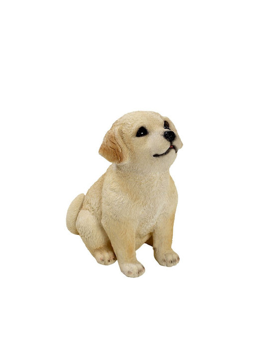 Figurină câine Golden Retriever din polirezină, 13x16.8x20.5cm, set de 2 bucăți