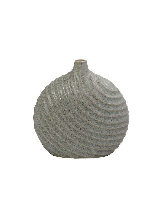 Espiel Decorative Vase Gray 26x10.2x26.7cm