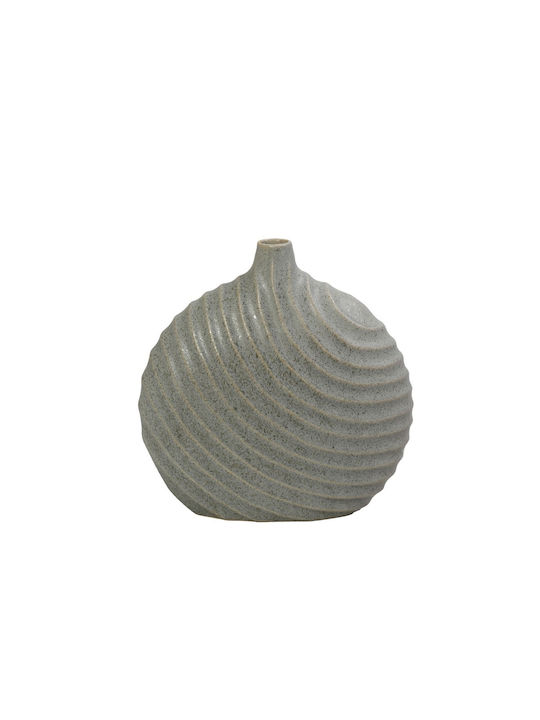 Espiel Decorative Vase Gray 20.7x8.5x21.5cm