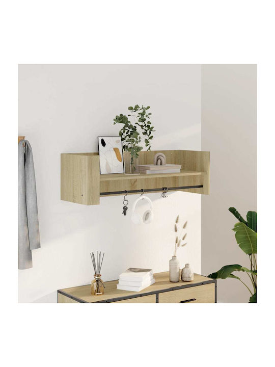 Wooden Wall Shelf 100x35x30.5cm