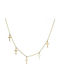 Goldsmith Women's Cross from Gold Plated Silver with Chain