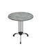 City Outdoor Dinner Free Standing Concrete Table Cement 70x70x73cm