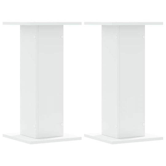 vidaXL Βάση Ηχείων PA ύψους 30-30cm σε Λευκό Χρώμα