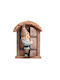 Декоративно Статуетка от Полирезин в Dwarf on door 20x15см 1бр