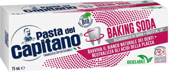Pasta del Capitano Οδοντόκρεμα για Λεύκανση & Πλάκα 75ml