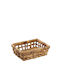 Set of Decorative Baskets Straw Beige 20x15x6.5cm 3pcs Espiel