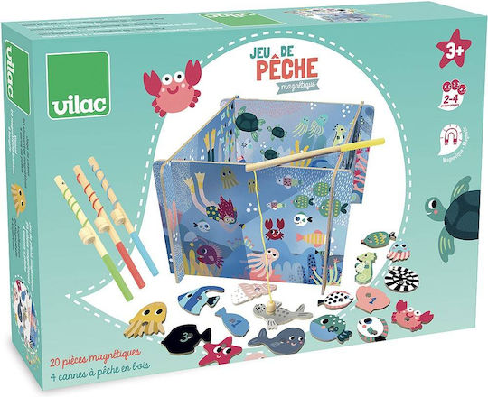 Vilac Jucărie Interactivă De Pescuit Magnetic Pentru Vârsta 3+ Ani